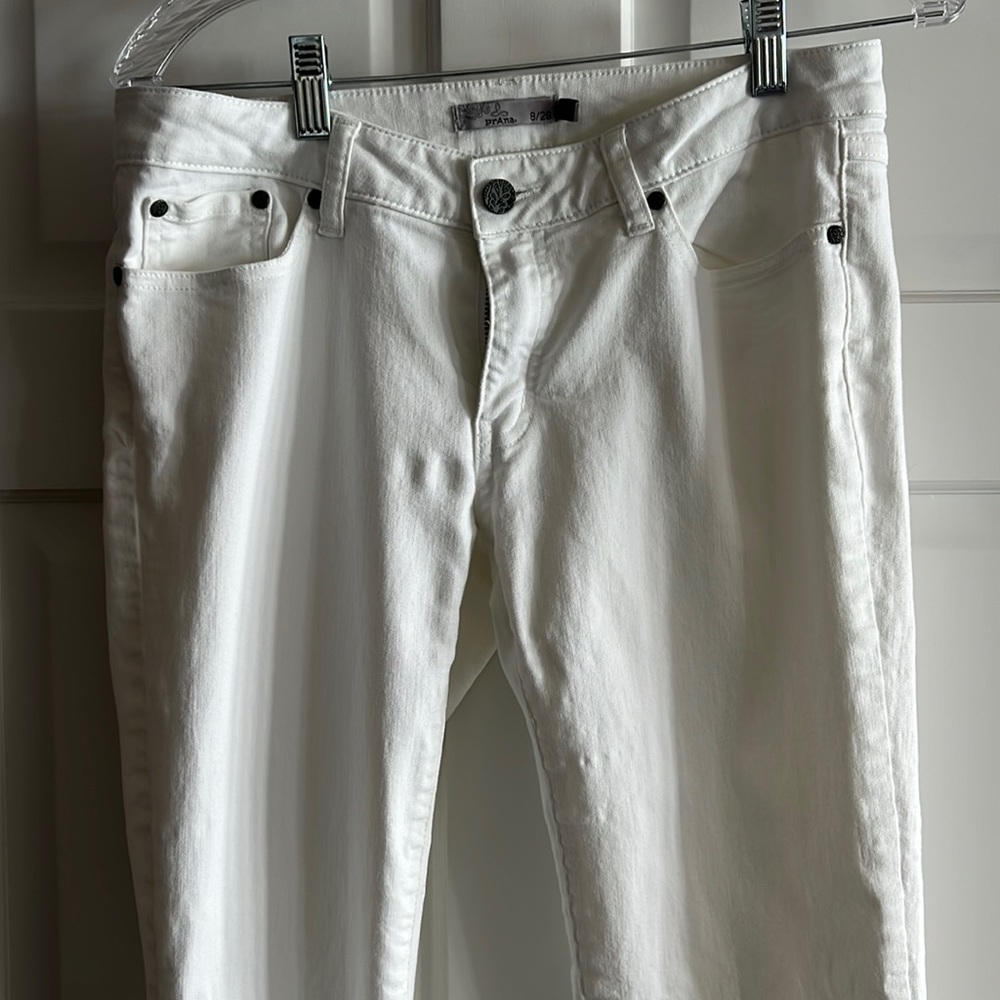 Prana womens 8/29 kayla jean white. Literally most comfortable jean ever.